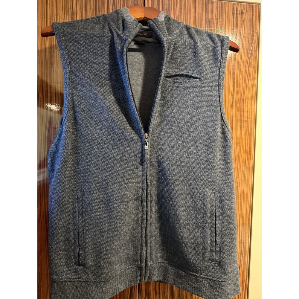 Greg Norman Tasso Elba Men's Full Zip Golf Vest Size S, Gray